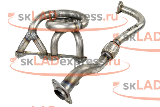 Паук 4-2-1 Subaru Sound с гофрой Stinger Auto на 8 кл Лада Нива 4х4_1