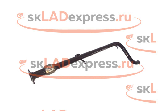 Резонатор труба с гофрой под паук 16V Тюнинг Stinger Auto на ВАЗ 2110-2112_1