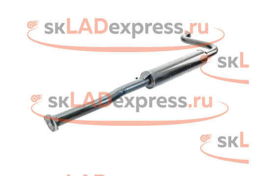 Резонатор под крепление нового образца, нержавеющая сталь Stinger Auto на ВАЗ 2110-2112 с двигателем 1.6 л_1