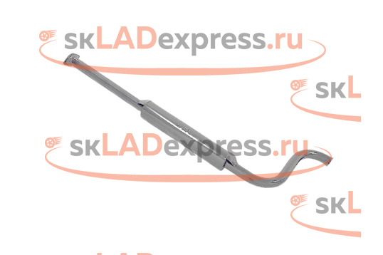 Резонатор под паук, нержавеющая сталь Stinger Auto на ВАЗ 2110-2112_1