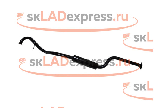 Резонатор с креплением на двух болтах Stinger Auto на Шевроле Нива, Лада Нива Тревел_1