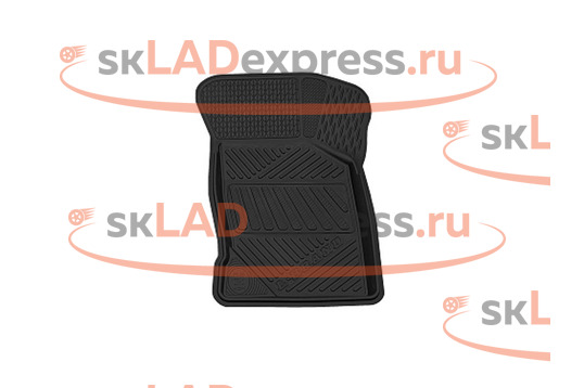 Коврик салонный резиновый передний правый (пассажирский) Rezkon Brand на Лада Гранта, Гранта FL_1