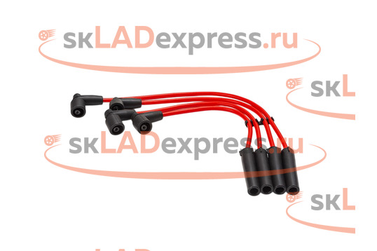Высоковольтные провода красные Cargen на Шевроле Нива_1