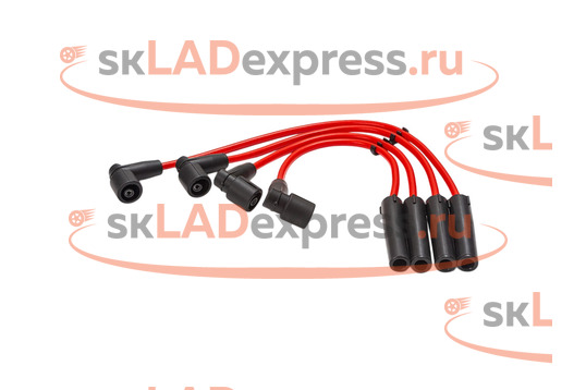 Высоковольтные провода красные Cargen на 8 кл Лада Калина, Приора, Гранта_1