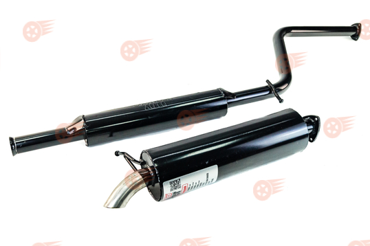 Глушитель прямоточный с резонатором Stinger Auto на Лада Икс Рей_1