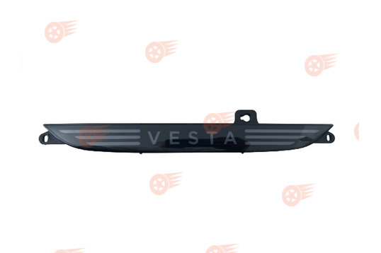 Диодный противотуманный фонарь в задний бампер черный с надписью Vesta, 2 режима ML на Лада Веста_1