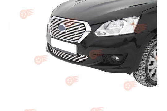 Накладка на решетку бампера ПТ Ø10 мм (НПС) на Datsun on-Do до 2020 г.в._1