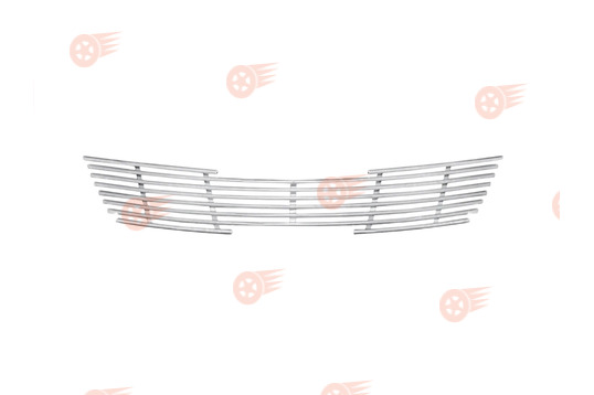 Накладка на решетку радиатора 10 мм, нержавеющая сталь  ПТ Групп на Kia Rio 3_1