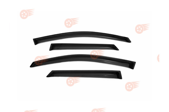 Дефлекторы ANV на двери Hyundai Solaris седан_1
