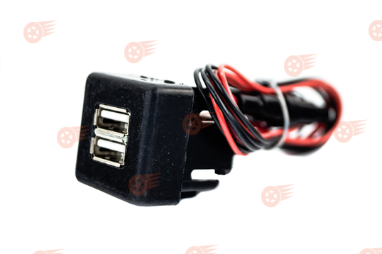USB зарядное устройство вместо заглушки кнопки, 2 слота на ВАЗ 2110, 2111, 2112_1