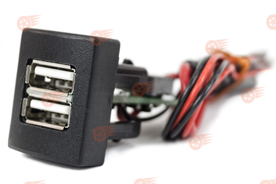 USB зарядное устройство, 2 слота на Лада Приора, Гранта, Гранта FL, Калина 2_1