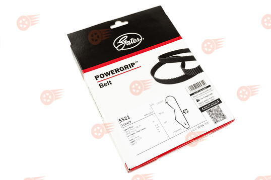 Ремень ГРМ, 111 зубьев Gates 5521 на 8 кл ВАЗ 2108-2115, Лада Калина, Приора, Гранта Стандарт, Ока_1