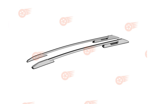 Комплект рейлингов серебристый пластик для установки без сверления АПС на Hyundai Creta 2016-2021 г.в._1