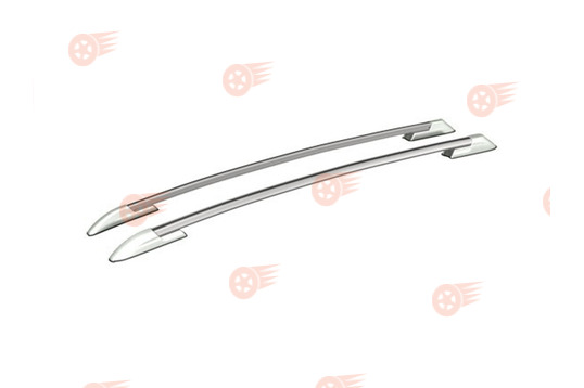 Комплект рейлингов серебристый пластик АПС на Toyota RAV4 2005-2014 г.в._1