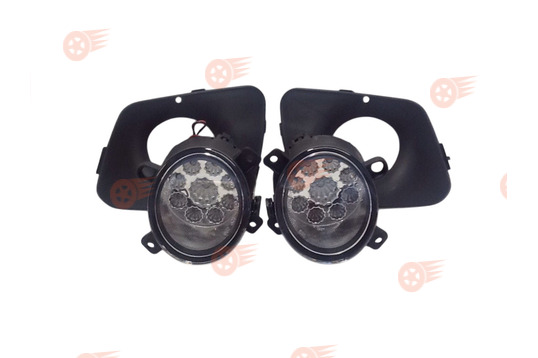 Противотуманные фары 9 диодов LD-089L с рамками на Лада Калина_1