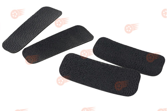 Коврики в ручки дверей резиновые с тиснением под кожу на Лада Приора_1