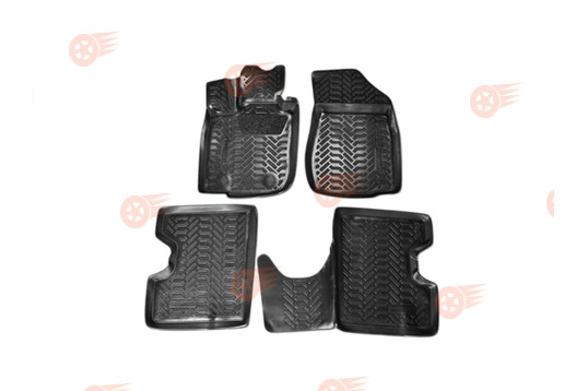 Коврики салонные полиуретановые на Лада Ларгус_1