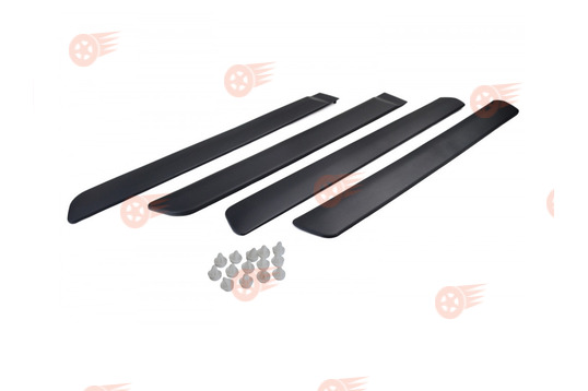 Комплект молдингов на двери с пистонами на Лада Ларгус_1