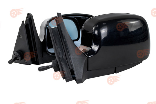 Черные боковые зеркала ЛТ5 с голубым антибликом на ВАЗ 2104, 2105, 2107_1