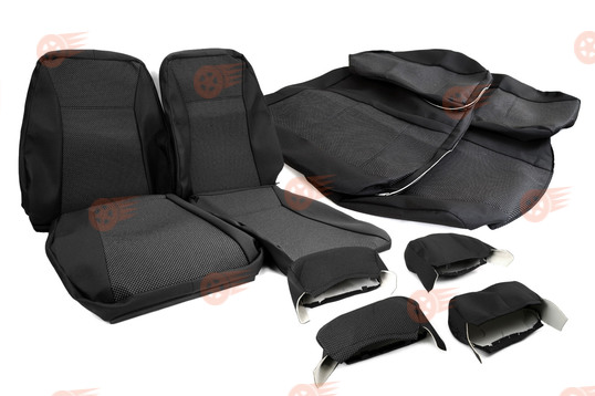 Обивка сидений (не чехлы) центр Искринка на ВАЗ 2112, 2111_1