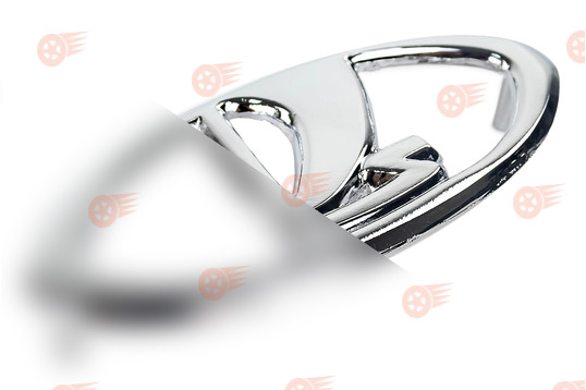 Шильдик Ладья Хром оригинальный на решетку радиатора ВАЗ 2110-2112, 2113-2115, крышку багажника Лада Калина_1