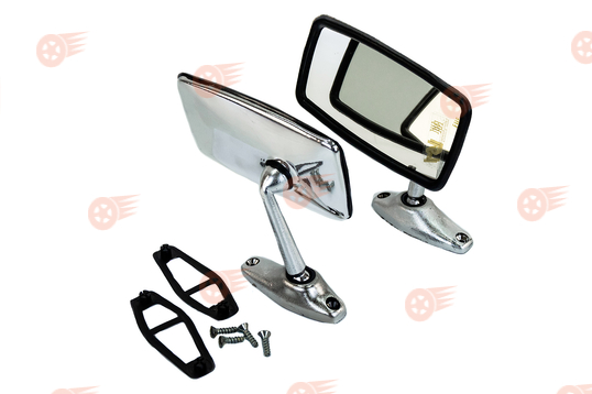 Зеркала боковые штатные хром на ВАЗ 2101, 2102, 2103, 2106, Лада Нива 4х4_1
