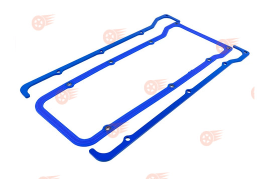 Прижимные пластины клапанной крышки 4 мм синие с силиконовой прокладкой ГБЦ CS20 Profi на ВАЗ 2101-2107, Лада Нива 4х4, Нива Легенд, Нива Тревел, Шевроле Нива_1