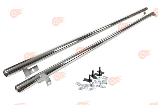 Защита порогов 51 мм прямая (НПС) ПТ на Лада Ларгус с 2012 г.в._1