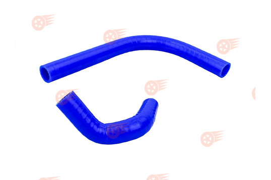 Патрубки печки силиконовые синие под алюминиевый радиатор на карбюраторные ВАЗ 2101-2107_1
