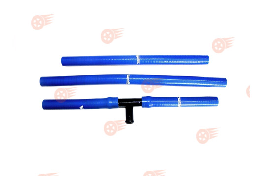 Патрубки печки силиконовые синие на ВАЗ 2110_1