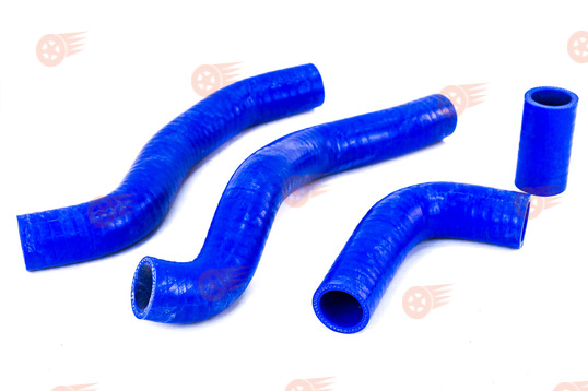 Патрубки радиатора силиконовые синие на ВАЗ 2108-21099, 2113-2115 инжектор_1