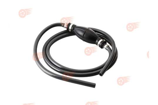 Шланг с грушей для перекачки бензина универсальный резиновый_1