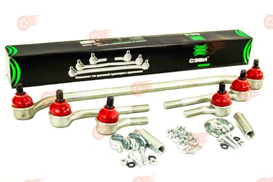 Комплект тяг рулевой трапеции с крепежом СЭВИ Экстрим на Шевроле Нива, Лада Нива Тревел_1