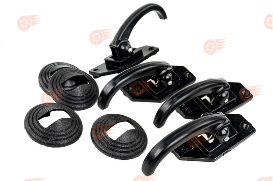 Комплект внутренних ручек дверей с облицовками, 4 шт на ВАЗ 2101-2107, 5-дверные Лада Нива 4х4_1