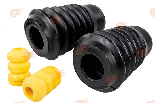 Комплект черных пыльников амортизаторов передних стоек с отбойниками на ВАЗ 2108-2115, Лада Гранта, Калина, Приора_1