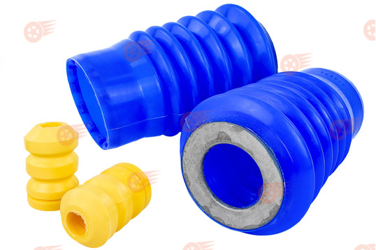 Комплект синих силиконовых пыльников передних стоек с отбойниками на ВАЗ 2108-2115, Лада Гранта, Калина, Приора_1