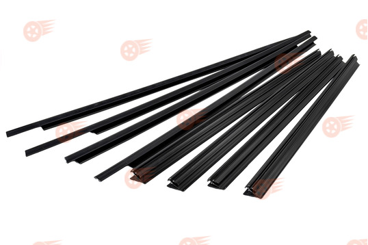 Полный комплект бархоток (уплотнителей) опускных стекол на Лада Гранта лифтбек, Гранта FL лифтбек_1