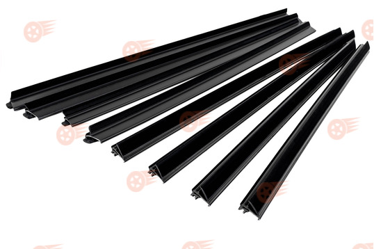 Полный комплект бархоток (уплотнителей) опускных стекол на Лада Приора седан, хэтчбек_1