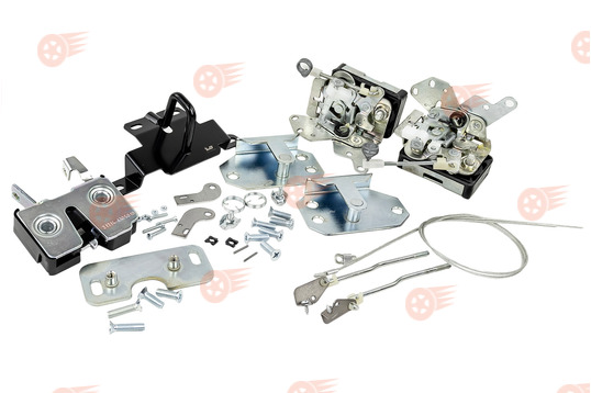 Комплект бесшумных замков дверей и багажника на 3-дверные Лада Нива 4х4, Нива Легенд_1