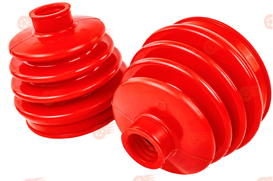 Комплект внутренних пыльников ШРУСа, 2 шт, красный полиуретан на ВАЗ 2108-2115, Приора, Приора 2, Калина, Калина 2, Гранта, Гранта FL, Datsun_1