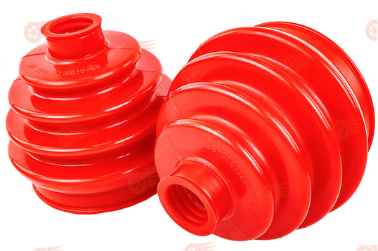 Комплект наружных пыльников ШРУСа, 2 шт, красный полиуретан на ВАЗ 2108-2115, Приора, Приора 2, Калина, Калина 2, Гранта, Гранта FL, Datsun_1