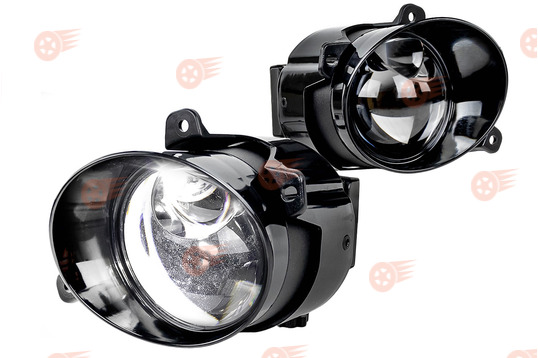 ПТФ светодиодные 16000lux, ближний 70W, дальний 60W Sal-Man на Лада Калина, Калина 2, Гранта, Ларгус, УАЗ Патриот, Datsun до 2019 г.в._1