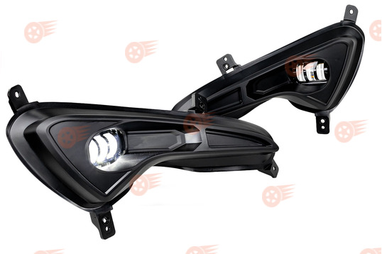 ПТФ светодиодные 50W, 8600lux, 6000К Sal-Man на Hyundai Solaris 2014-2017 г.в._1