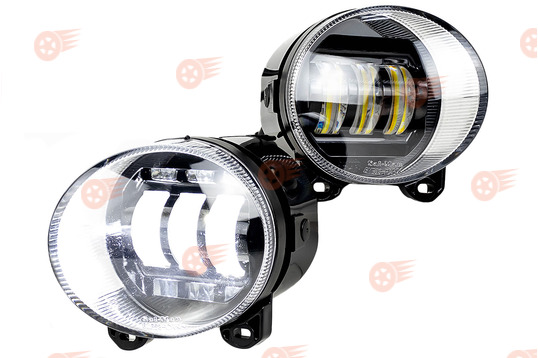 ПТФ светодиодные 50W, 8600lux, 6000К Sal-Man на BMW X5 2000-2007 г.в._1