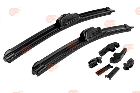 Комплект бескаркасных щеток стеклоочистителя 350 мм Медведь, 2 шт на ВАЗ 2101-2107, Лада Нива 4х4, Нива Легенд_1