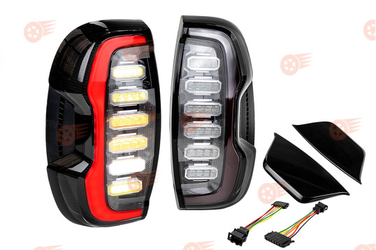 Задние диодные фонари Тюн-Авто с комплектом установки на Шевроле Нива_1