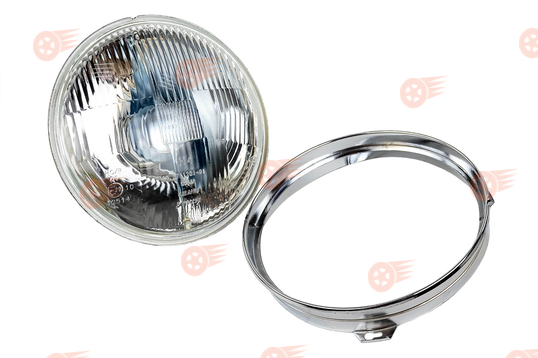 Фара белая (стекло+отражатель) с хромированным ободком на Лада Нива 4х4, Нива Легенд_1