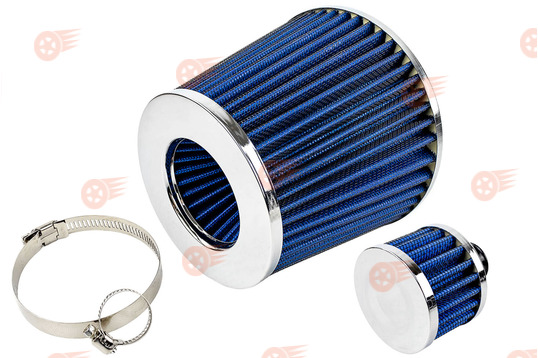 Комплект синих фильтров нулевого сопротивления (воздушный и картерных газов) на ВАЗ 2101-2115, Лада Гранта, Калина, Приора, Нива Легенд, Нива Тревел, Шевроле Нива инжектор_1