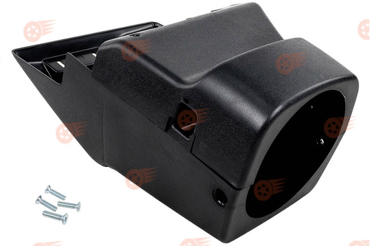 Комплект кожуха рулевой колонки под руль образца Калина, Приора с винтами на ВАЗ 2110-2112 с европанелью_1