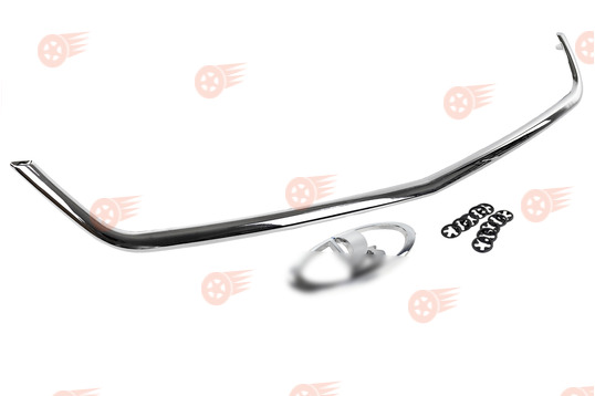 Ремкомплект решетки радиатора (хромированный молдинг, шильдик и заклепки) на Лада Приора SE, Приора 2_1